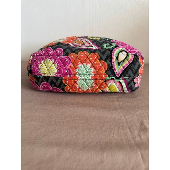 Vera Bradley Quilted Floral Pattern "Ziggy Zinnia" Tote Purse Bag Preloved - Picture 5 of 15